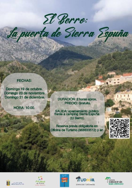 December 21 Free guided tour in Spanish of El Berro in Sierra Espuña