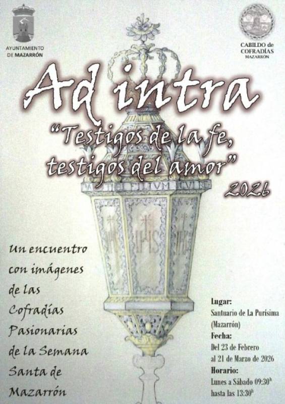 Until March 21 Ad Intra Semana Santa exhibition in Mazarron