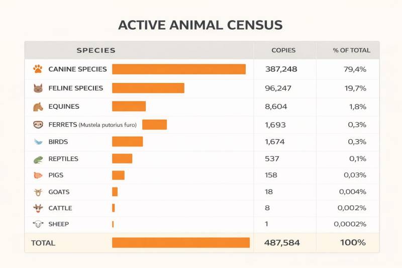 Alicante's pet population booms with nearly half a million registered dogs and cats